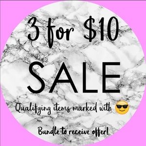 😎 3 for $10 SALE‼️